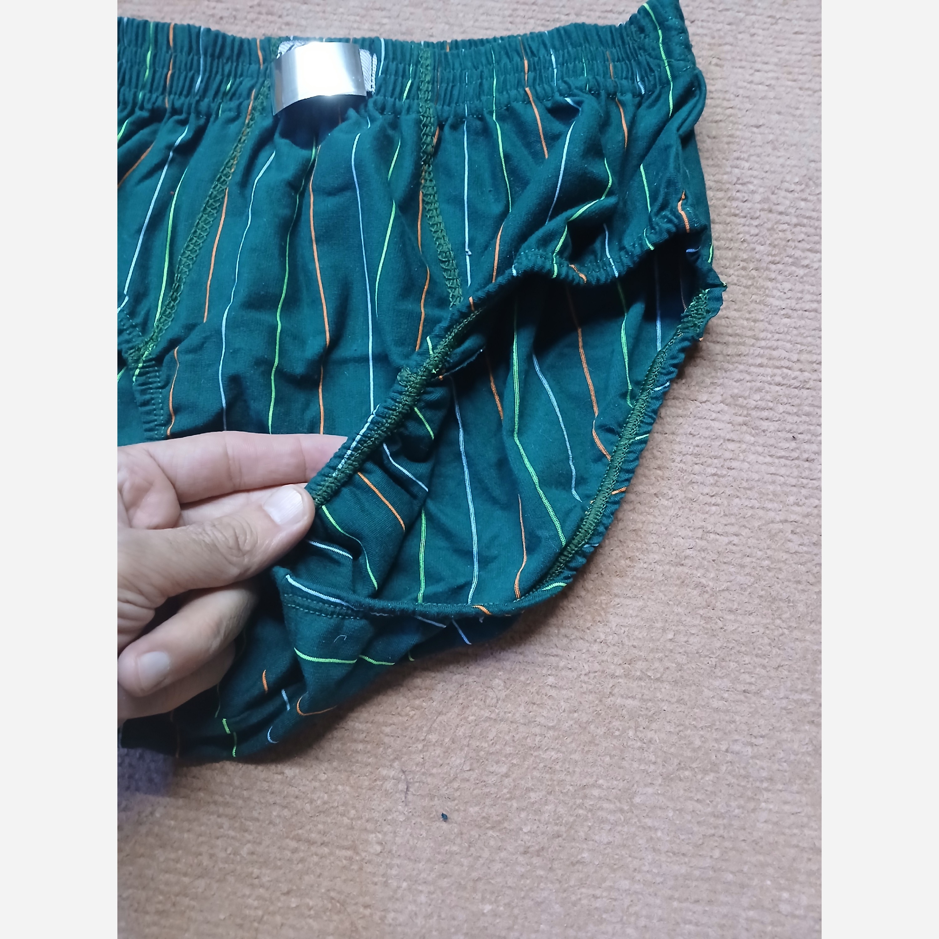شورت اسلیپ مردانه راه راه L xl 2xl 3xl نخی نخی