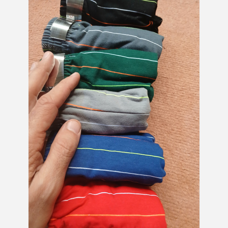 شورت اسلیپ مردانه راه راه L xl 2xl 3xl نخی نخی