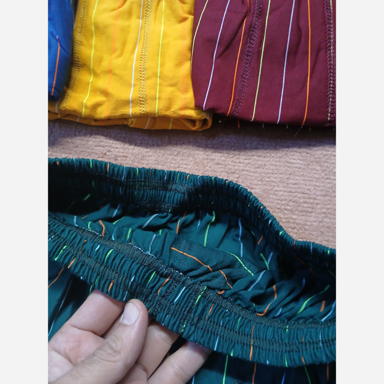 شورت اسلیپ مردانه راه راه L xl 2xl 3xl نخی نخی