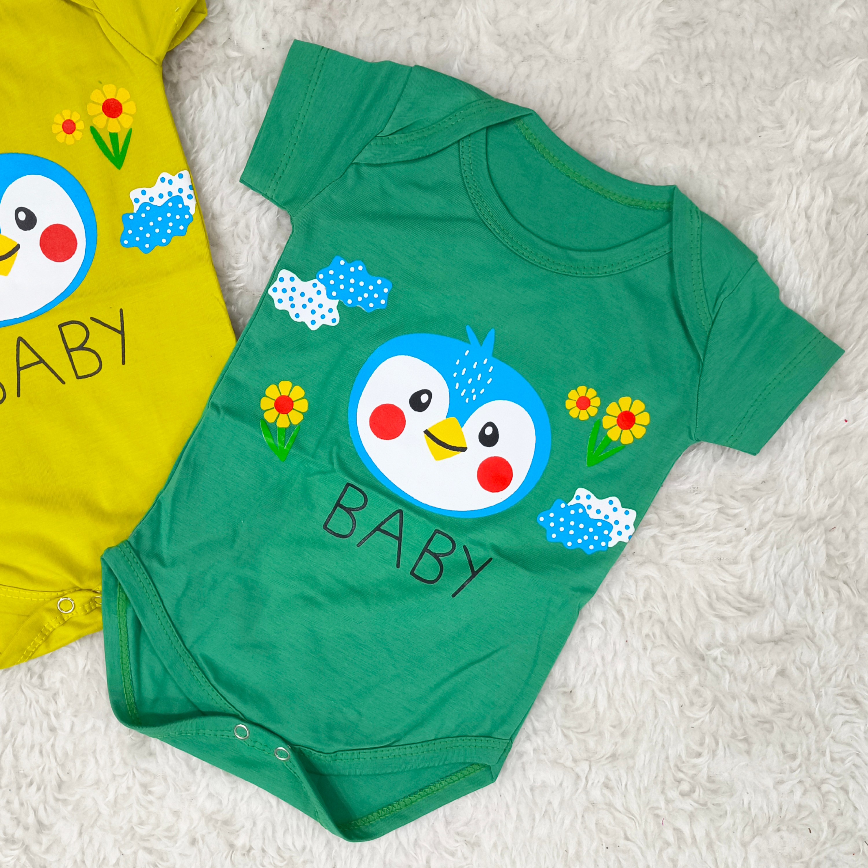 بادی آستین کوتاه نوزادی بادی پسرانه بادی دخترانه ست اقتصادی