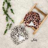 توربان یلدایی کلاه مجلسی نوزادی بچگانه پلنگی