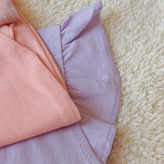 رامپر نوزادی دخترانه تمام نخ ضد حساسیت سرهمی دخترانه