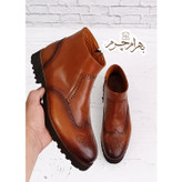 نیم بوت مردانه اسپرت چرم طبیعی برونو تک سایز
