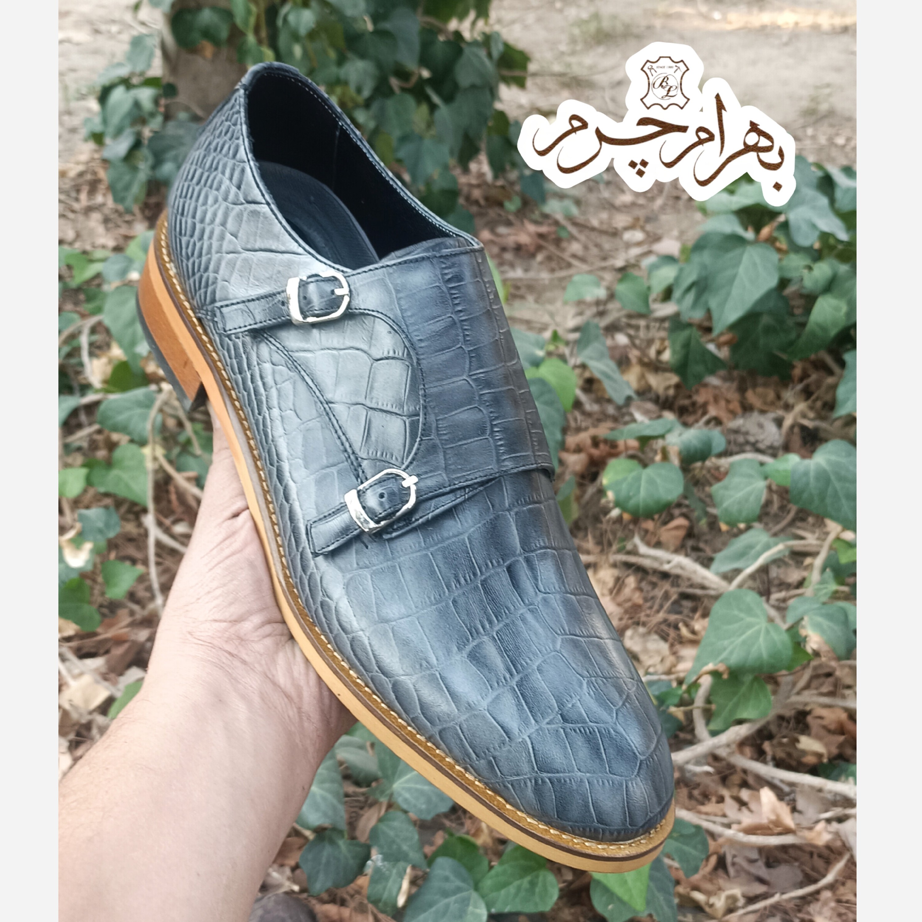 کفش مردانه مجلسی چرم طبیعی مدل آلفردو طوسی