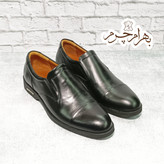 کفش مردانه اداری شیک چرم طبیعی مدل لوئیز مشکی