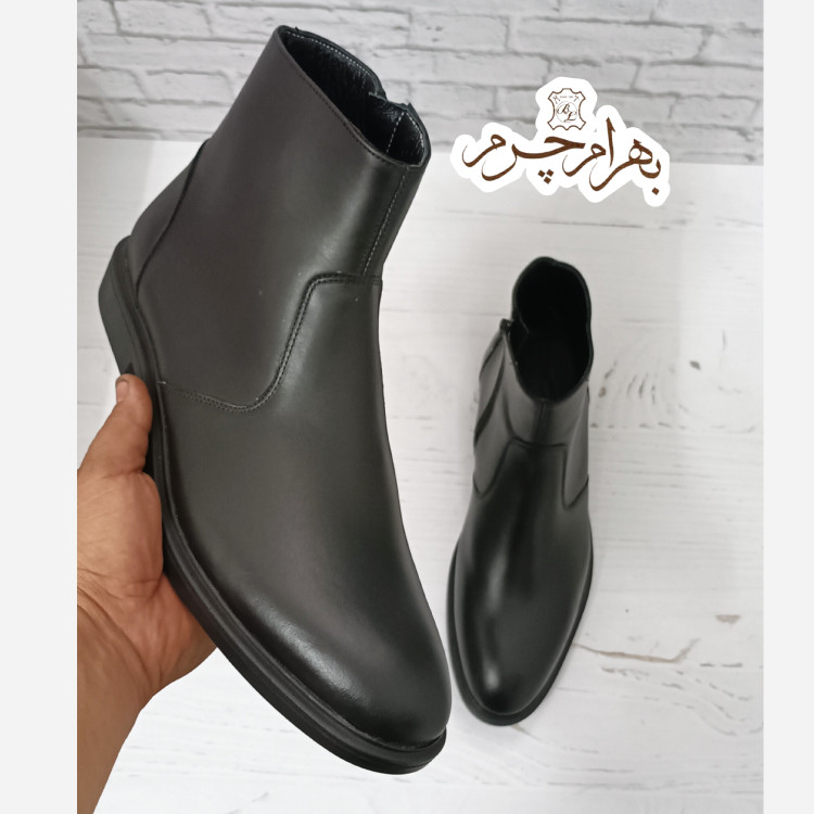 نیم بوت مردانه چرم طبیعی آلپاین اسپرت پک 2جفتی عمده