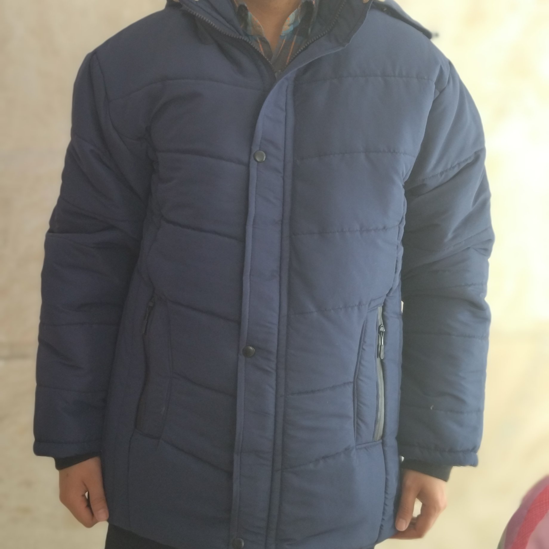 کاپشن مردانه مشکی و سورمه ای