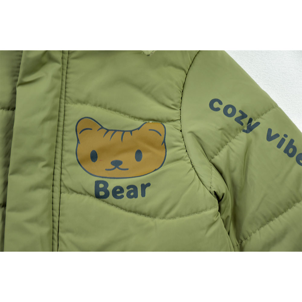 کاپشن پسرانه BEAR سبز کد 11966