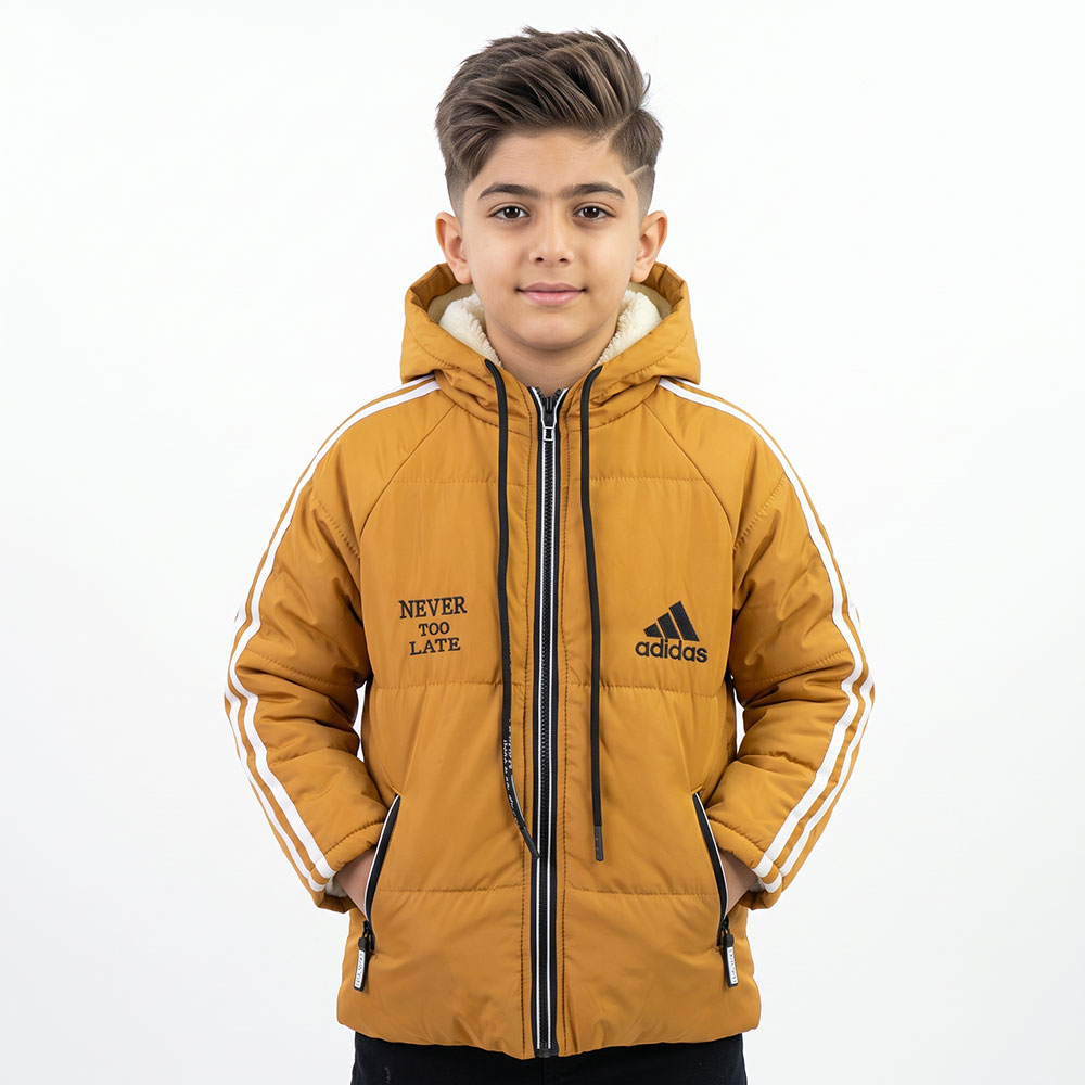 کاپشن پسرانه ADIDAS خردلی کد 11958