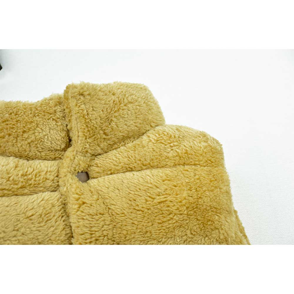 پافر بچه گانه GG بالا خز قهوه ای کد 11909