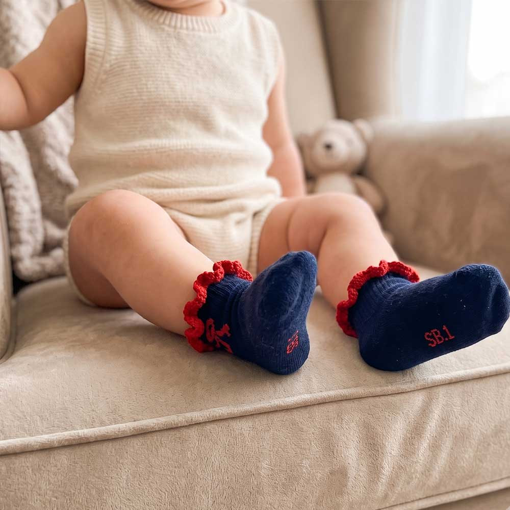 جوراب دخترانه پاپیونی کد 9678