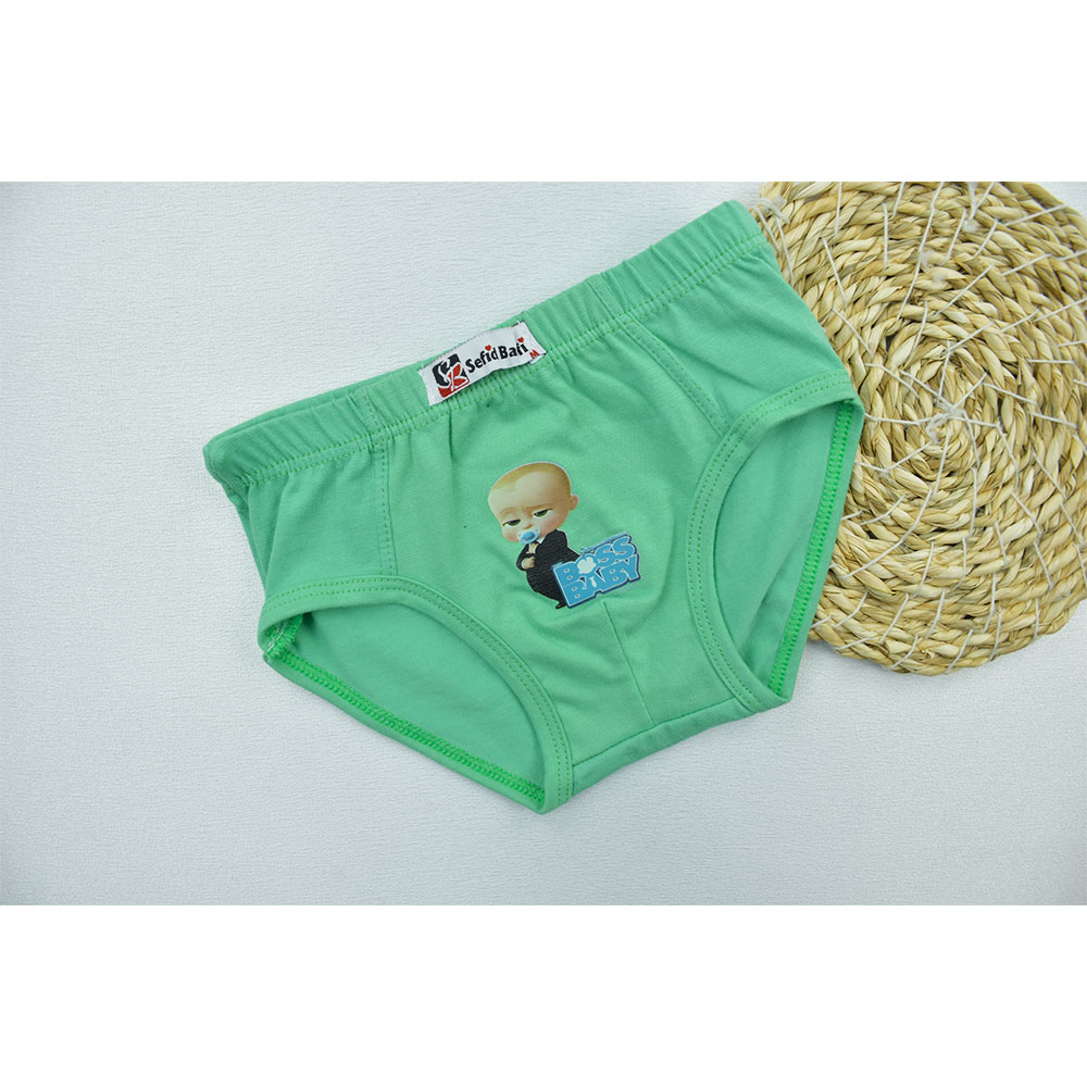 شورت پسرانه چاپی پنبه ای اسلیپ 1 تا 4 سال کد 10064