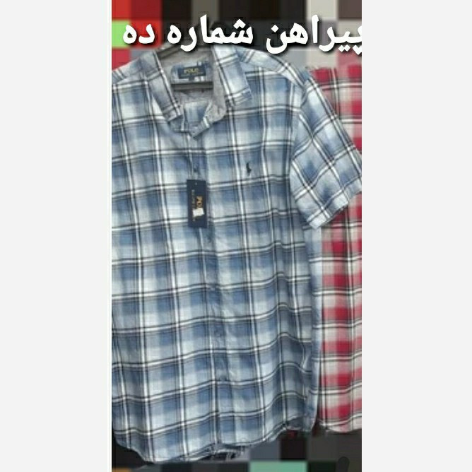 پیراهن آستین کوتاه چهارخونه مردانه مارک پولو در 10 رنگ مختلف و سایز بندی ازMتا2XLپیراهن آستین کوتاه پولو چهار خونه ای