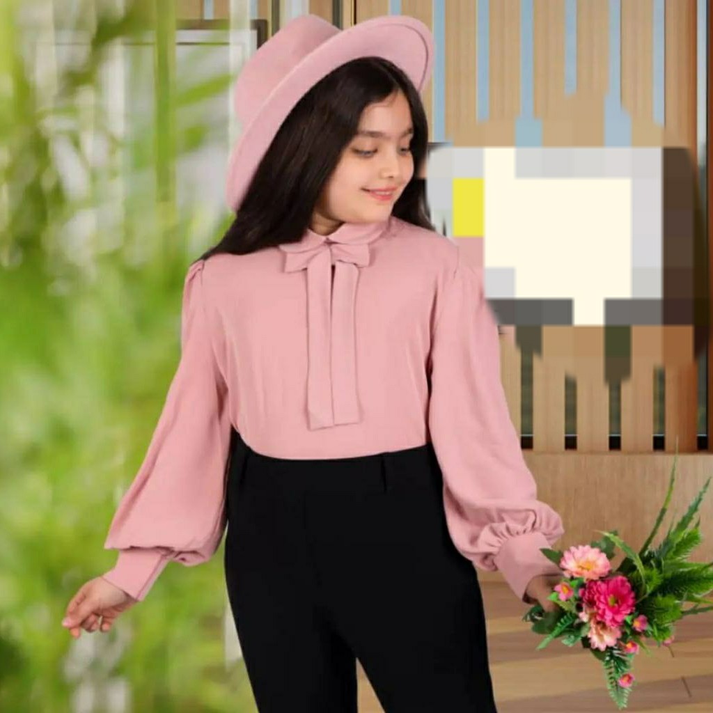 شومیز دخترانه پارچه الیزه سایز 45تا 65 رنگبندی 4 رنگ شومیز دخترانه
