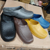 دمپایی روبسته زنانه اوزاکا ژله ای ایربولینگ طرح گندم دمپایی سرویس حمام