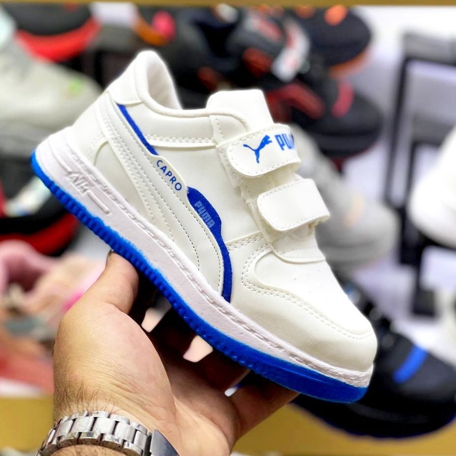 کتانی دخترانه وپسرانه چسبی puma