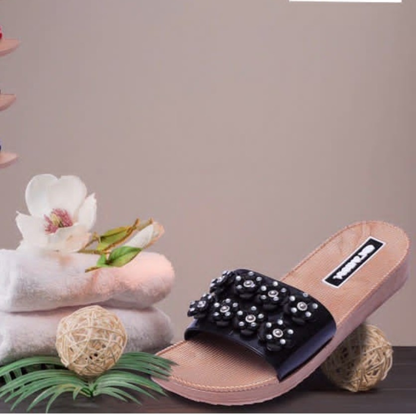 دمپایی روفرشی زنانه ژله ای پلاستیک درجه 1 نرم و سبک (پس کرایه)