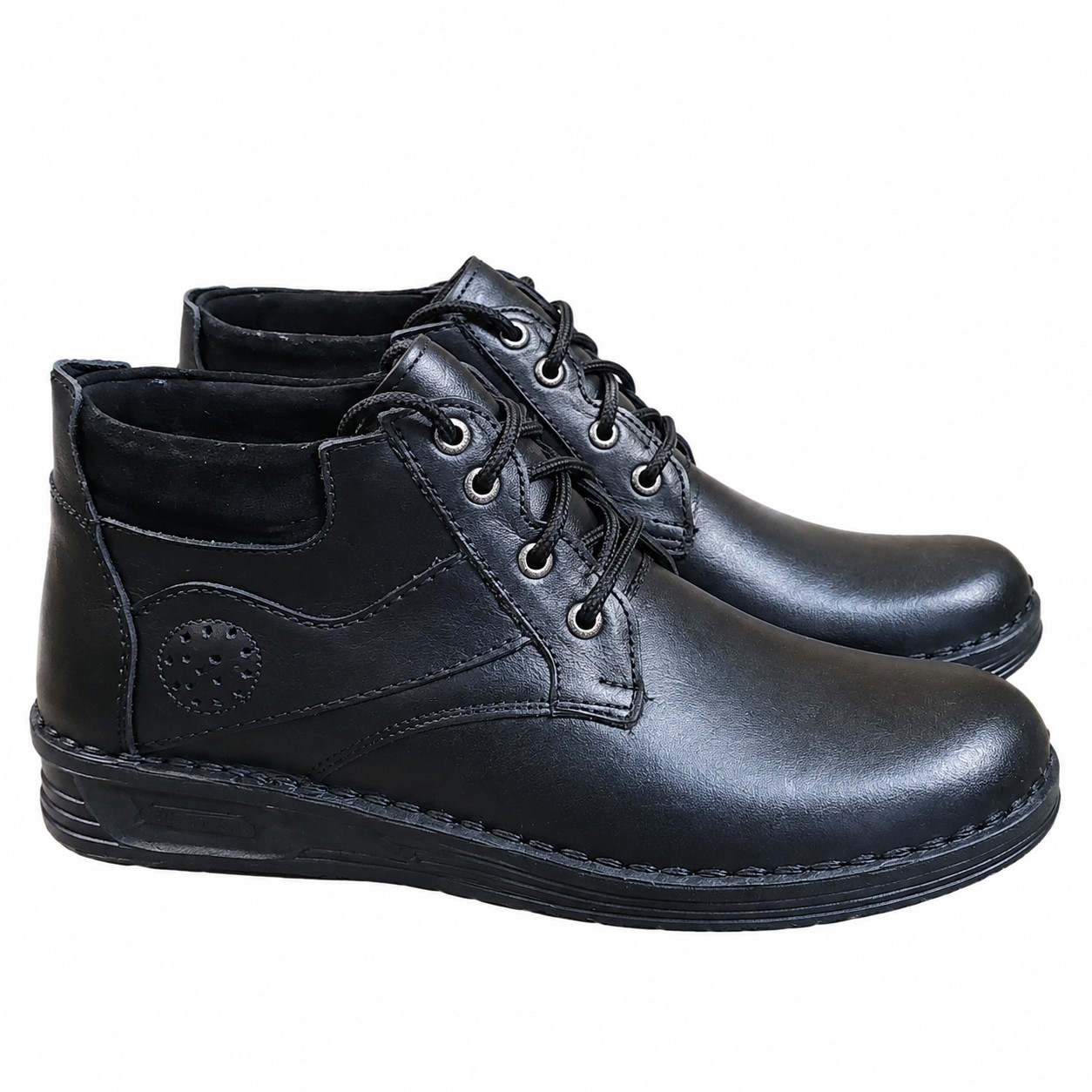 نیم بوت مردانه تمام چرم طبیعی طبی برند ضمانت دوردوخت40تا45(پس کرایه)
