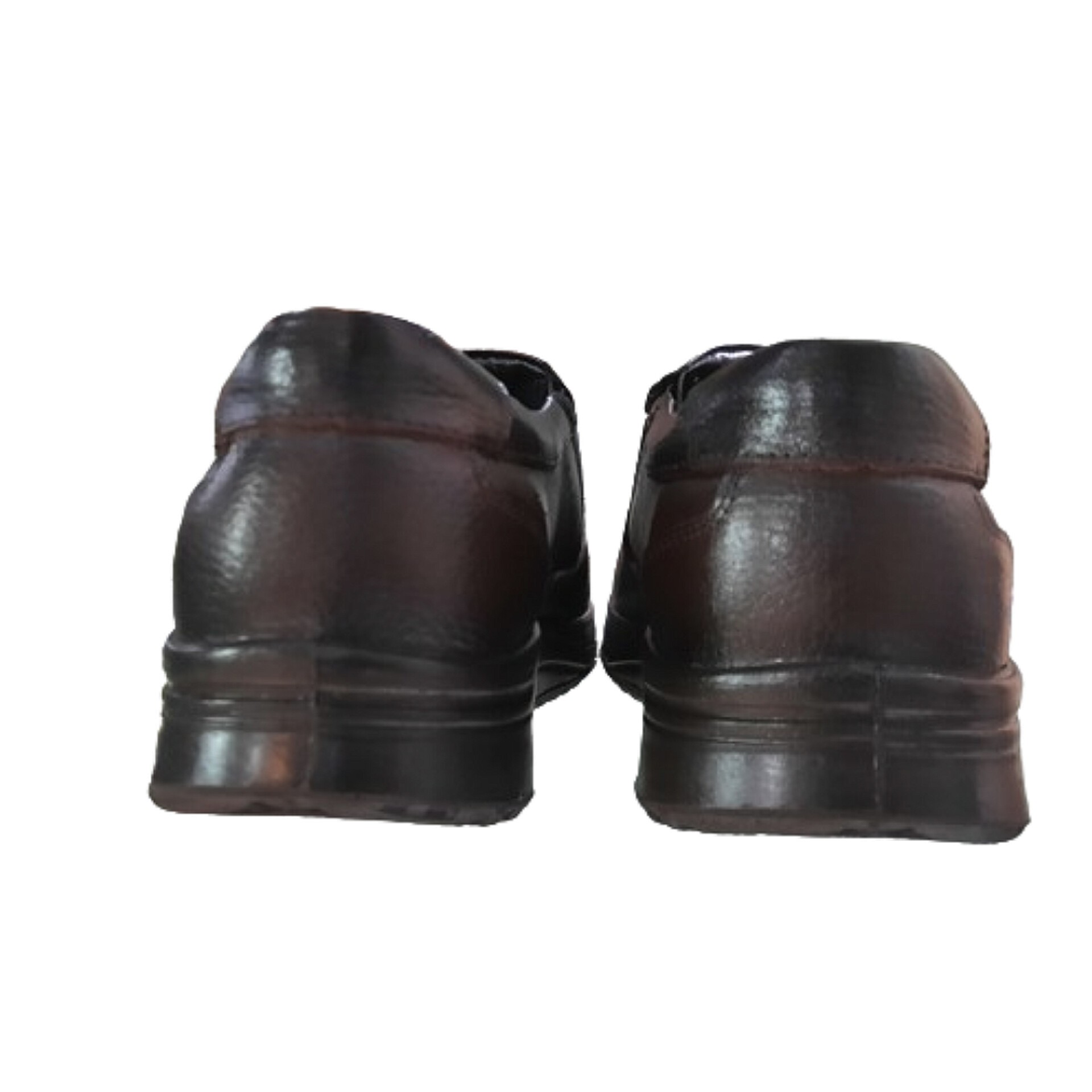 کفش مردانه سایز بزرگ تمام چرم طبیعی طبی رنگ قهوه ای زیره تزریق44تا47 (پس کرایه)