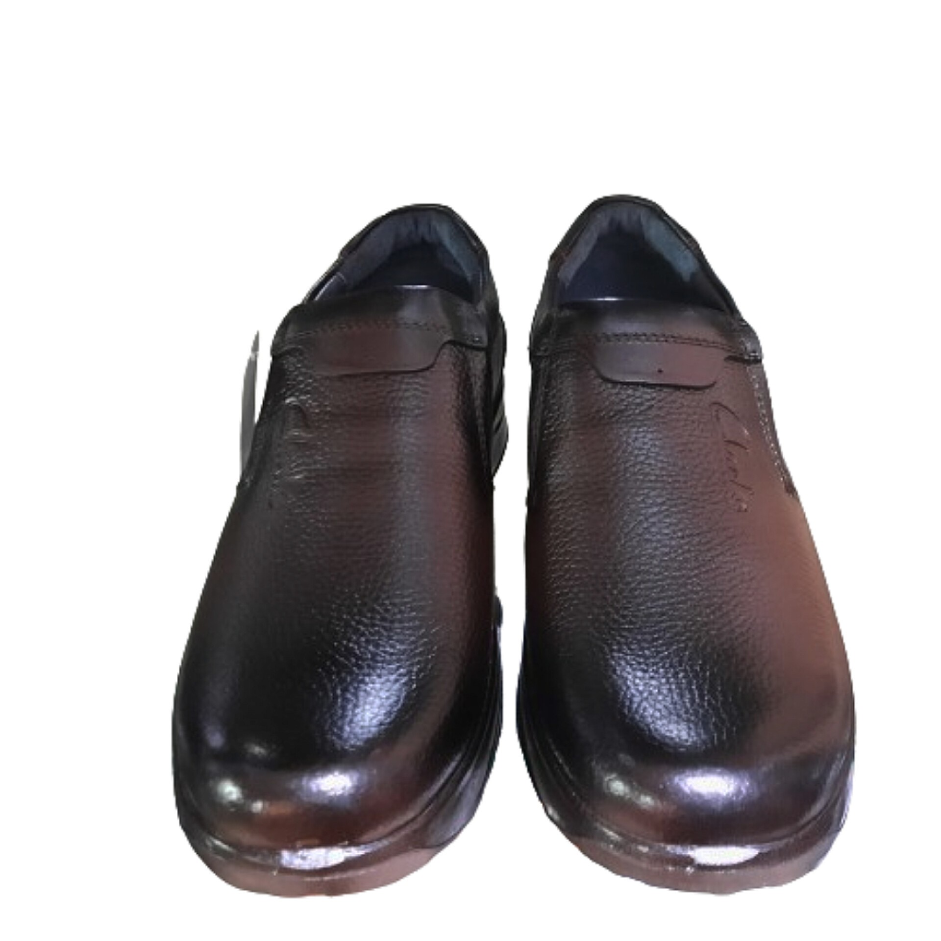 کفش مردانه سایز بزرگ تمام چرم طبیعی طبی رنگ قهوه ای زیره تزریق44تا47 (پس کرایه)
