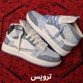 کتونی نایک جردن وان ساقدار آبی طرح لی