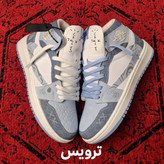 کتونی نایک جردن وان ساقدار آبی طرح لی