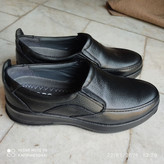 کفش طبی تمام چرم مردانه مدل ساعتی (چرم طبیعی)