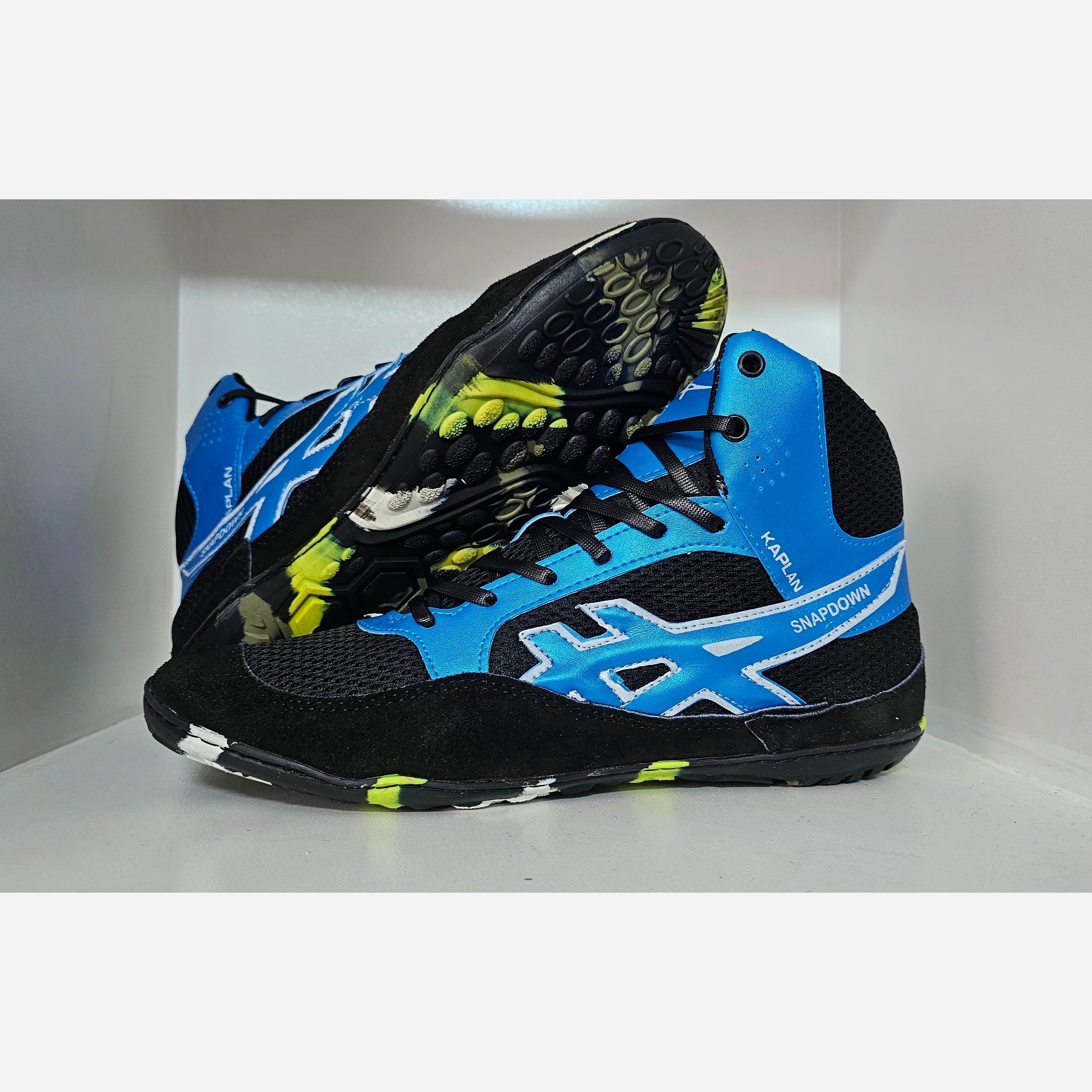 کفش کشتی آسیکس مشکی آبی