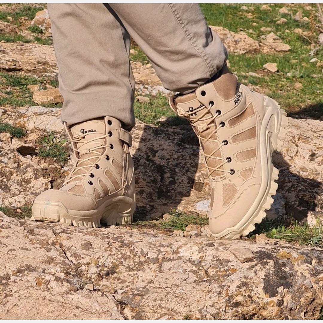 کفش کوهنوردی رافائل Rafael مردانه زنانه خاکی کوهستان