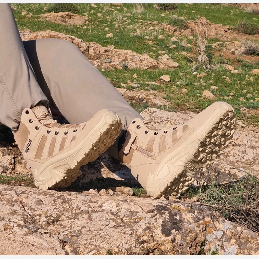 کفش کوهنوردی رافائل Rafael مردانه زنانه خاکی کوهستان