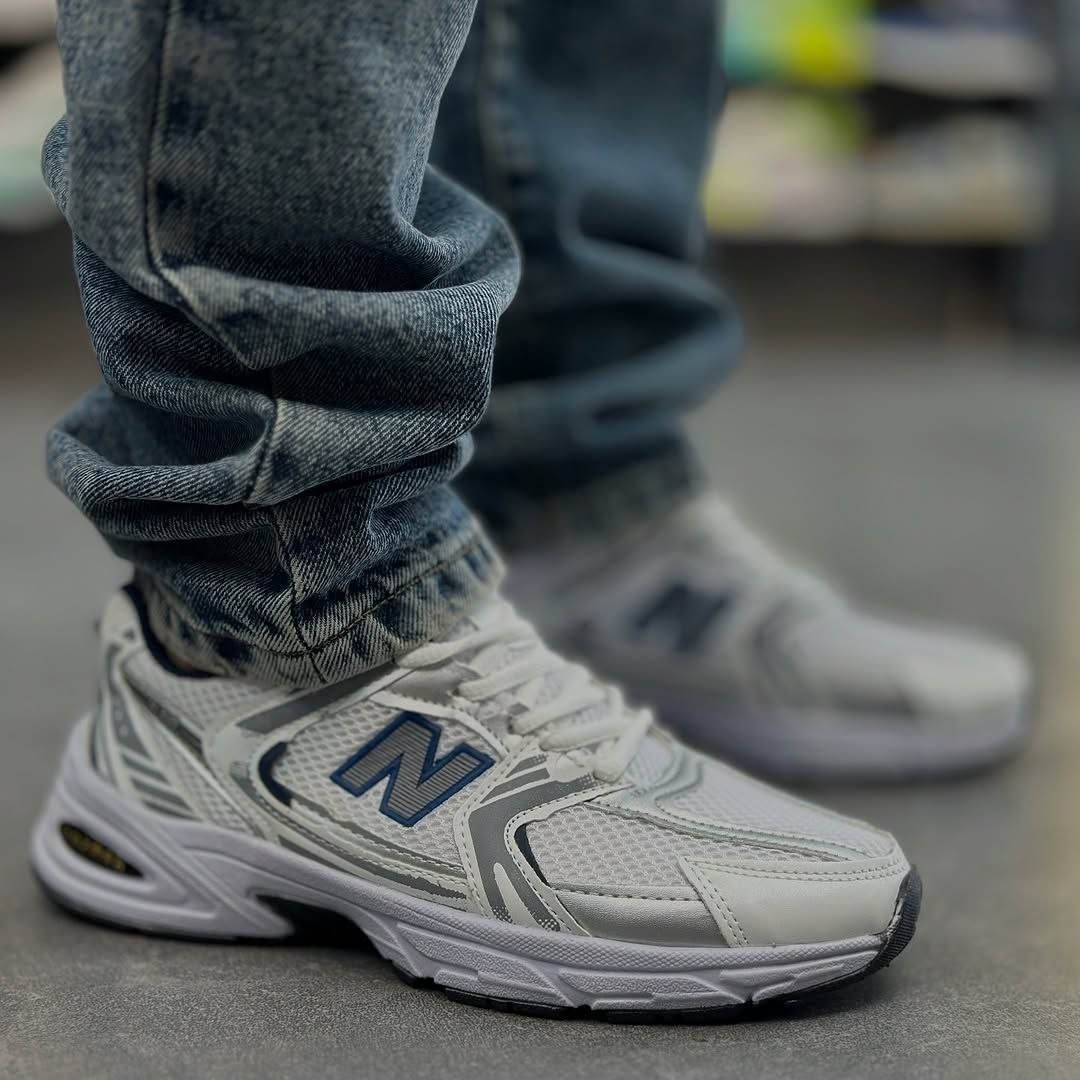 کتونی نیوبالانس 530 مردانه زنانه مشکی سفید New Balance