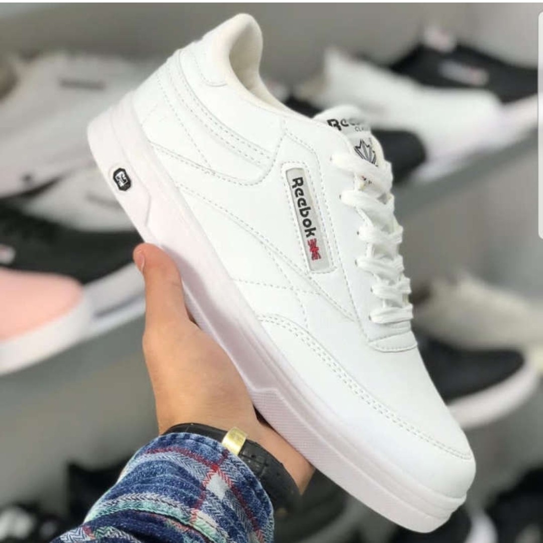 کتونی ونس ریبوک انگلیسی سفید مشکی کژوال اسپرت Reebok زنانه و مردانه و بزرگپا