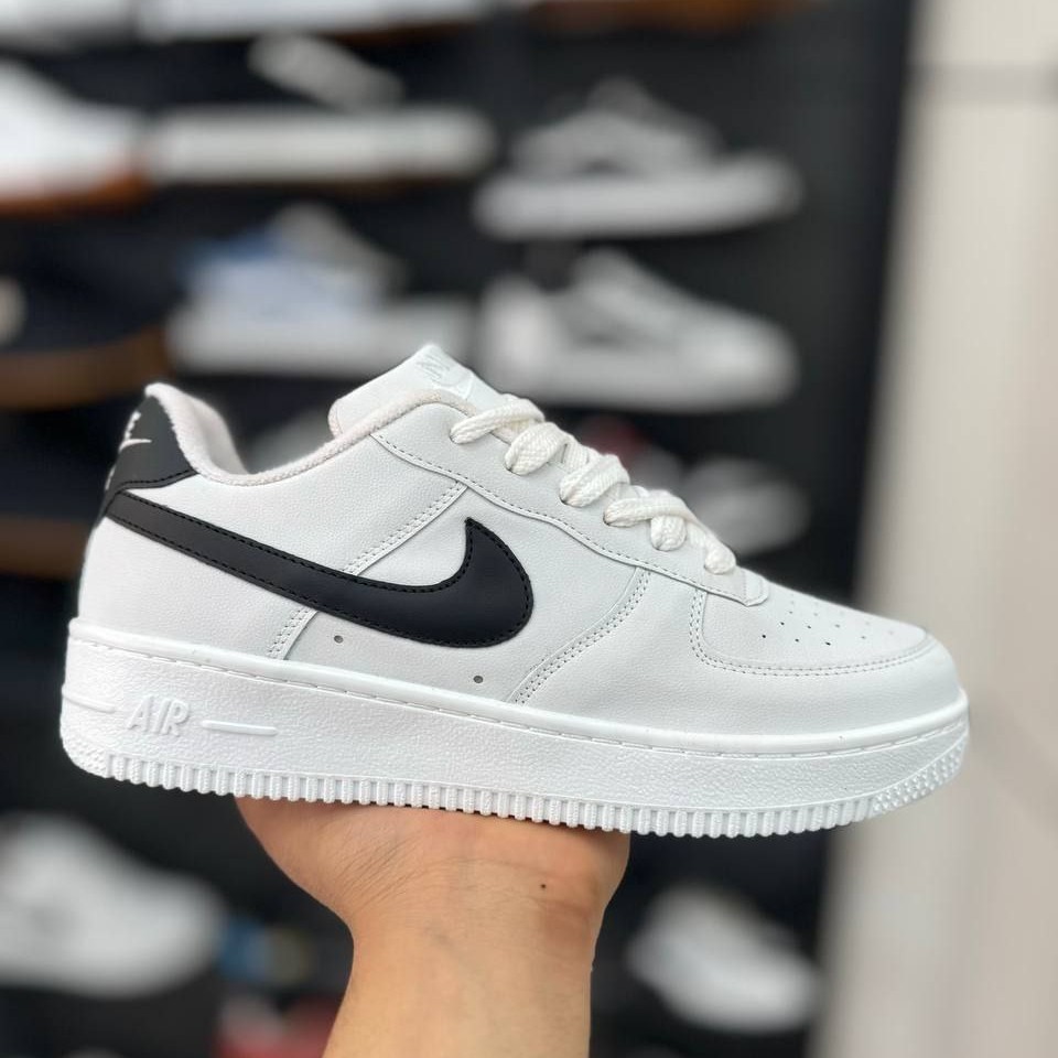 کتونی نایک ایرفورس مردانه و زنانه Nike Airforce رنگ بندی سفید و مشکی کرم و ... اسپرت 37 تا 44