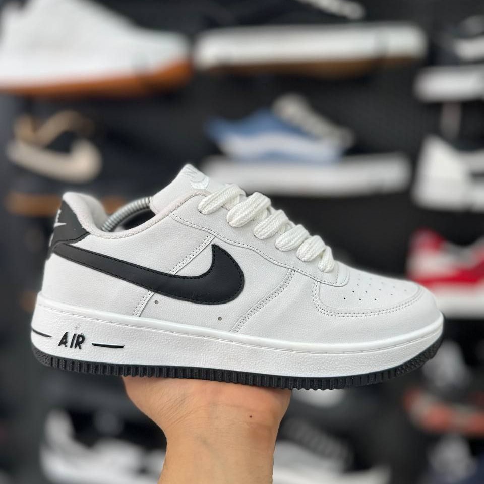 کتونی نایک ایرفورس مردانه و زنانه Nike Airforce رنگ بندی سفید و مشکی کرم و ... اسپرت 37 تا 44