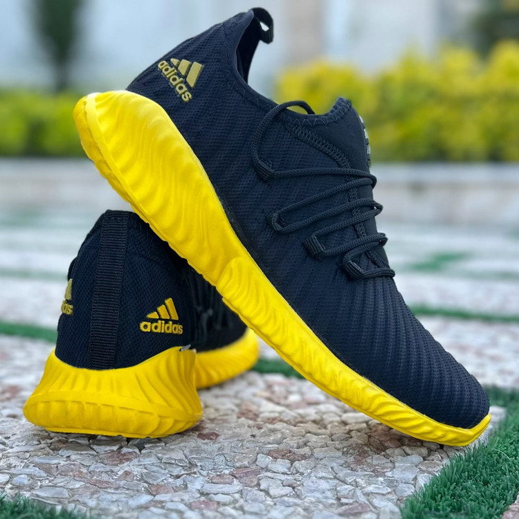 کتونی مدل آدیداس آلفا سایزبزرگ زنانه مردانه بزرگپا 37 تا 48 Adidas مشکی زرد سفید طوسی