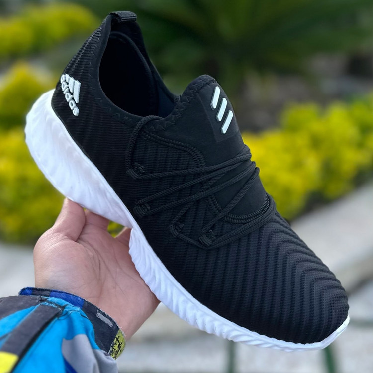 کتونی مدل آدیداس آلفا سایزبزرگ زنانه مردانه بزرگپا 37 تا 48 Adidas مشکی زرد سفید طوسی