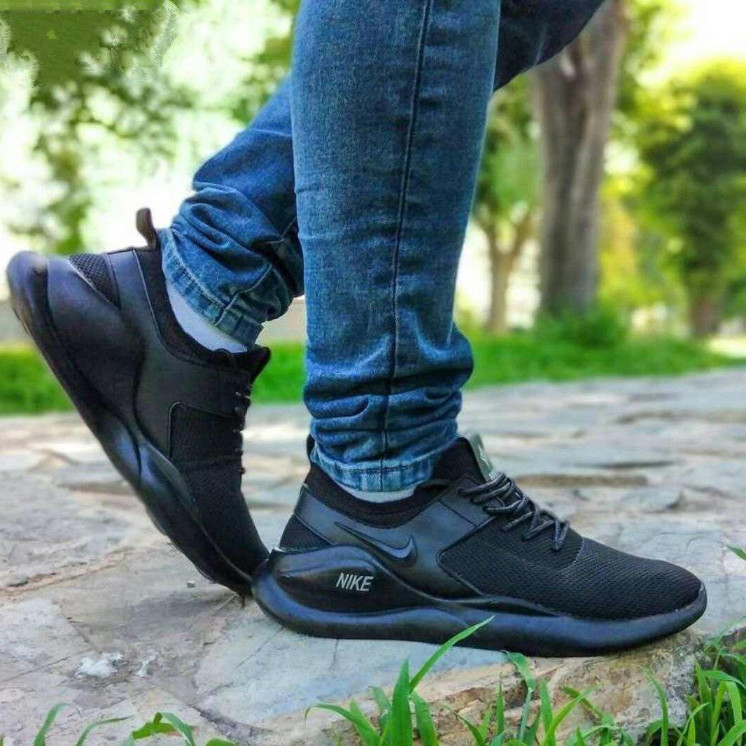 کتونی نایک مشکی تمام آی رانر نایک گاما جورابی اسپرت راحتی کفش Nike Gama