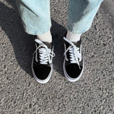کفش کتونی ونس اولد اسکول vans old school مشکی سفید مردانه و زنانه ست