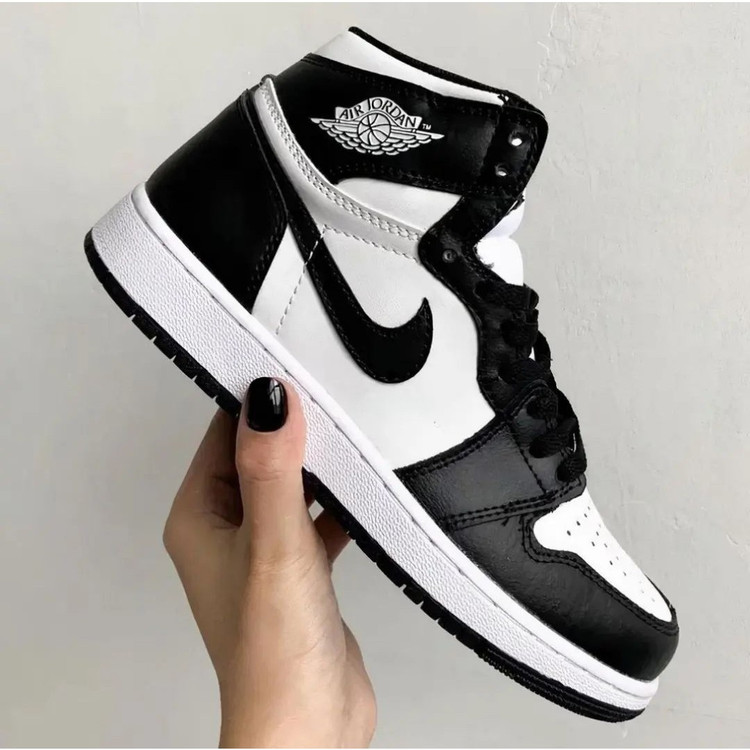 کتونی نایک جردن طوسی سورمه ای ساق Nike Jordan اسپرت
