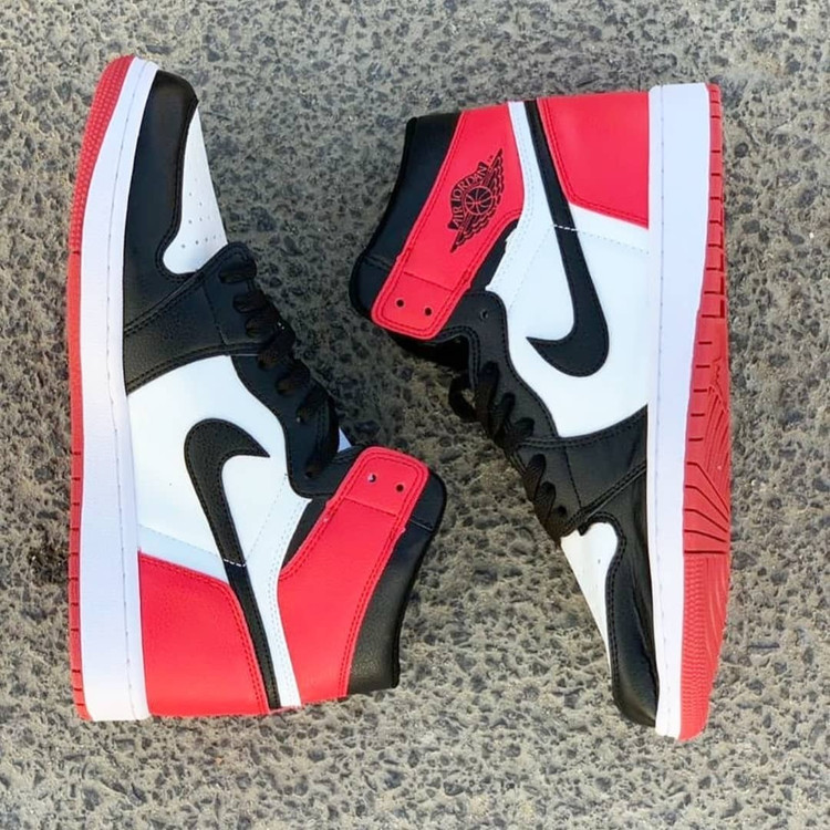 کتونی نایک جردن طوسی سورمه ای ساق Nike Jordan اسپرت