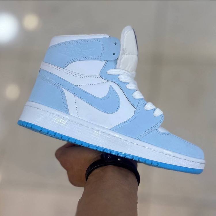 کتونی نایک جردن طوسی سورمه ای ساق Nike Jordan اسپرت