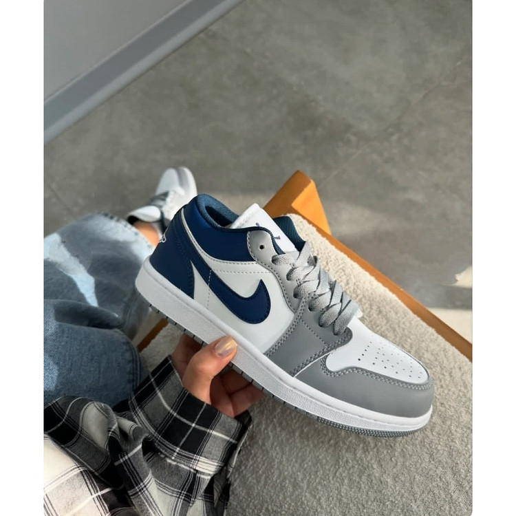 کتونی نایک جردن مشکی سفید کوتاه Jordan low