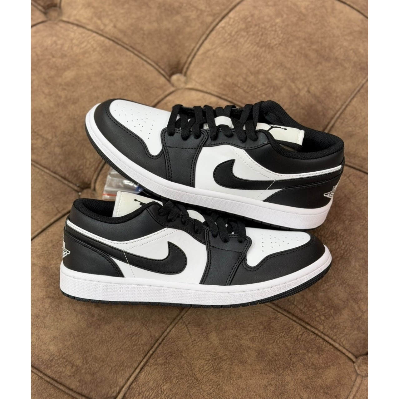 کتونی نایک جردن مشکی سفید کوتاه Jordan low