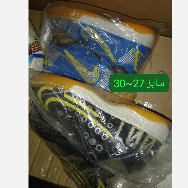 کفش فوتسال سالنی پسرانه مردانه نایک آدیداس سایز 27تا45دوردوخت