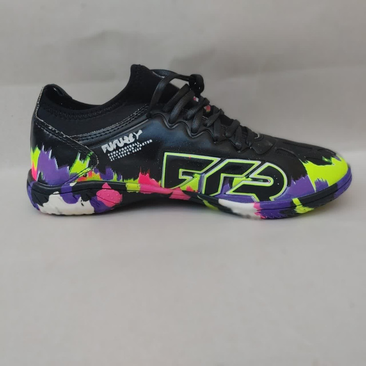 کفش فوتسال مدل فیوچر نیم جورابی (مشکی)