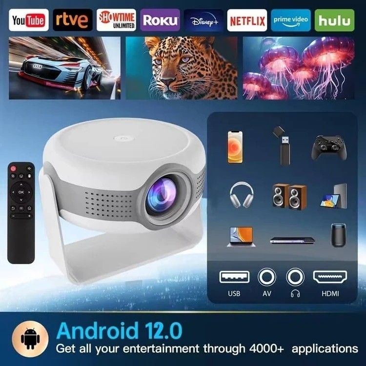 ویدیو پروژکتور اندرویدی T269 pro اورجینال کیفیت عالی