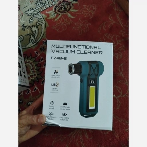 جت فن جارو شارژی دمنده و مکنده مدل F040-2 چندکاره قدرتمند کیفیت عالی