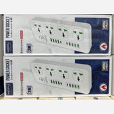 چند راهی HEPU H05 3000W با 8 ورودی usb و 2 PD مقاوم در برابر شعله و شوک الکتریکی جدید قیمت عالی