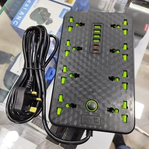 چند راهی و محافظ شوک الکتریکی HG 1248c اصلی با 4 ورودی USB و 2 PD قیمت عالی
