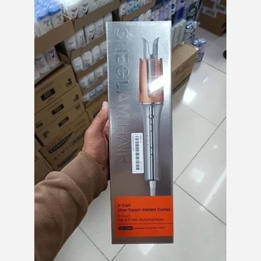 دستگاه کرلی فر کننده مو شیگلم سایز 25 میل Sheglam hair It Curl One Touch Instant Curler 25mm کیفیت عالی